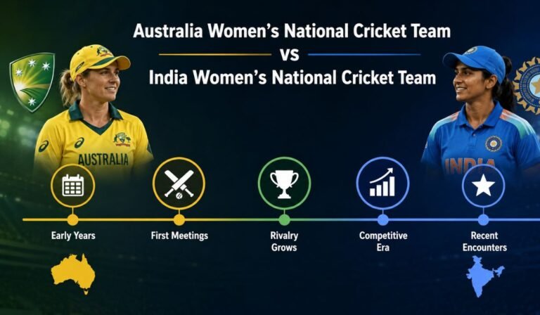 Australia Women's National Cricket Team vs India Women's National Cricket Team Timeline