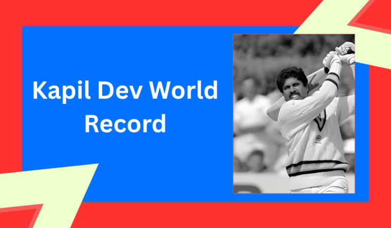 Kapil Dev World Record